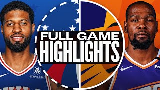 76ERS at SUNS  FULL GAME HIGHLIGHTS  November 4 2024 [upl. by Aneetsirhc426]