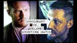 Bondurant Vs Delaney grunting match  Tom Hardy  Lawless  Taboo Game of matching 1 [upl. by Guadalupe698]