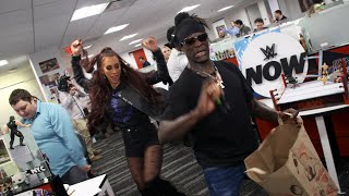 RTruth amp Carmella vacation at WWE Headquarters [upl. by Nomis839]