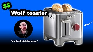 Wolf Gourmet Toaster with Red Knob [upl. by Derraj]