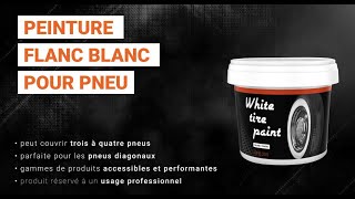 🎨 Peinture Pneu Flanc Blanc pour Voiture de Collection 🚗 [upl. by Annayram437]