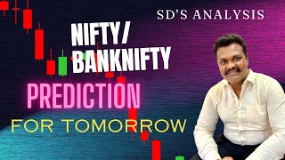 Nifty prediction for tomorrow  Nifty bank nifty prediction SD’s Analysis [upl. by Onfroi782]