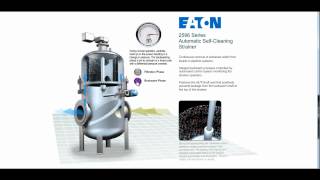 Automatic Self Cleaning Strainer 2596 Series Eaton Filtration [upl. by Einhorn]