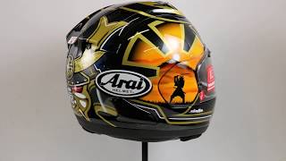 Arai CorsairX Dani Samurai2 Black 360º [upl. by Riabuz526]