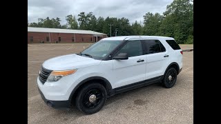 2014 Ford Explorer 4 Door Police Interceptor 4x4 SUV 215533 Miles [upl. by Ryter281]