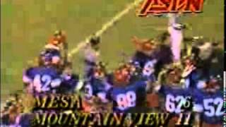 1986 Mesa High School Verses Mnt View Part 9 [upl. by Nileuqcaj851]