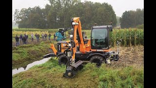 LWK Niedersachsen präsentiert Maschinen zur Gewässerpflege [upl. by Adorl]