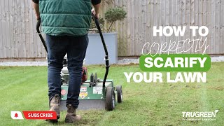 How To Correctly Scarify Your Lawn  Lawn Tips [upl. by Suhploda]