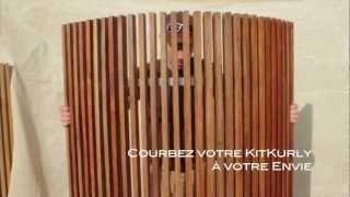 Kit Kurly  Claustra courbe en bois à monter soimême [upl. by Mahgirb]