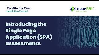 SPA assessment format for Assessors [upl. by Yuri]