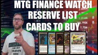 MTG Reserve List Cards You Should be Buying [upl. by Enriqueta]