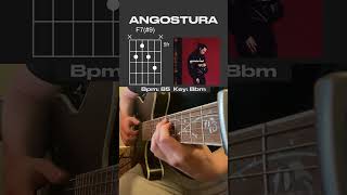 ANGOSTURA  Keshi Guitar Cover With Chords  shorts [upl. by Dunning]