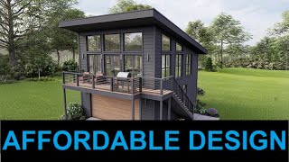 The Perfect One Story Cabin House  2 Bed  2 Bath  Amazing Floor Plan [upl. by Noirad]