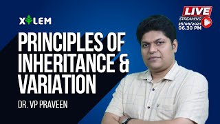 PRINCIPLES OF INHERITANCE AND VARIATION  NEET 2021  P V  XYLEM LEARNING [upl. by Laroc]