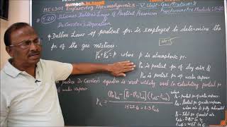 Daltons Law of Partial Pressure  M520  Engineering Thermodynamics in Tamil [upl. by Zampardi183]