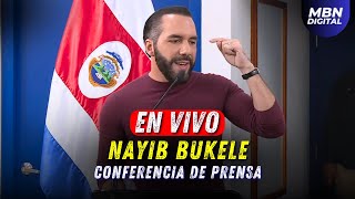 EnVivo Nayib Bukele Responde Fuertemente a la Prensa en Conferencia de Última Hora desde Costa Rica [upl. by Blum527]