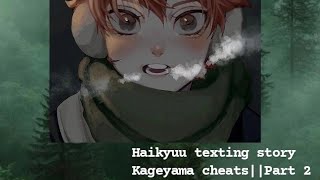 Haikyuu texting storyKageyama cheated on Hinata 💔 not lyrics prank Part 2 [upl. by Krasner998]