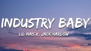 Lil Nas X  Industry Baby Lyrics ft Jack Harlow [upl. by Atiuqahs]