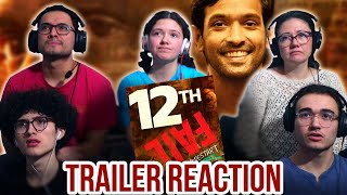 12th FAIL Official Trailer REACTION  MaJeliv India [upl. by Ifok43]