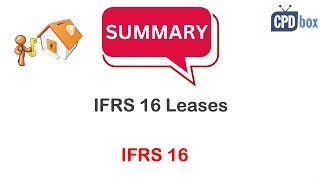 IFRS 16 Leases summary  applies in 2024 [upl. by Elga680]