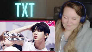 FIRST Reaction to TXT  OPENING SEQUENCE 🥰 TOMORROW X TOGETHER [upl. by Bedell411]