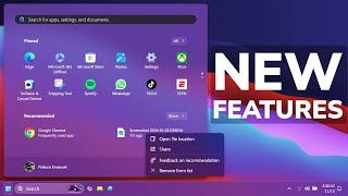 How to Enable All New Features in Windows 11  New Taskbar Start Menu Features Canary and Beta [upl. by Rose643]