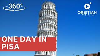 Pisa Guided Tour in 360° One Day in Pisa Trailer 8K version [upl. by Mauve]