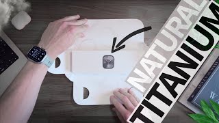 Unboxing the Apple Watch Series 10 Natural Titanium 42mm Natural beauty [upl. by Connett]