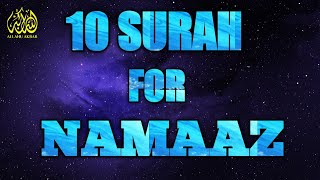 10 surah for namaz  must memorize  Allahu Akbar [upl. by Etnuad]