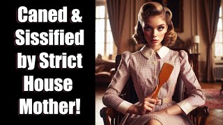 ASMR FLR Caned and Sissified by Strict Housemom  CD TG M2F [upl. by Ahsetra]