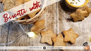 BISCOTTI SALATI AL FORMAGGIO  IDEALI PER ANTIPASTI O APERITIVI [upl. by Alduino]