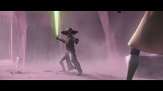 Star Wars The Clone Wars  Quinlan Vos amp ObiWan Kenobi vs Cad Bane 1080p [upl. by Haas]