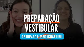 Aprovada em MEDICINA NA UFU fala sobre preparação para vestibular 🤩 [upl. by Sharla]