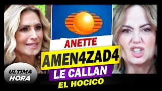 😤“SE LLEVAN A MUCHA GENTE POR LAS PATAS”Andrea Legarreta amedrenta a Anette Cuburu para silenciarla🤐 [upl. by Fanchet]