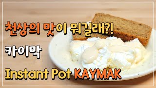 천상의 맛 카이막  인스턴트팟으로 만드는 카이막  Instant Pot Kaymak [upl. by Airdnaxila]