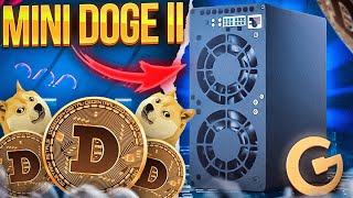 It Is Finally Here The Mini Doge II Dogecoin Miner From Goldshell [upl. by Salita601]