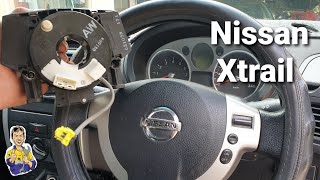 Nissan Xtrail Clock spring replacement [upl. by Treblihp]