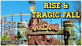 The Rise amp Tragic Fall of Volcano The Blast Coaster Kings Dominion [upl. by Yhcir588]