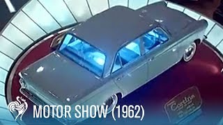 Motor Show in Earls Court 1962  British Pathé [upl. by Smart]