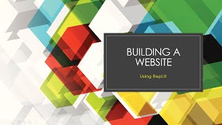 Building a website using ReplIT [upl. by Devin]