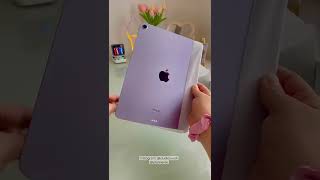 Unboxing ASMR iPad Air 5💜🤩 [upl. by Aerdnaed]