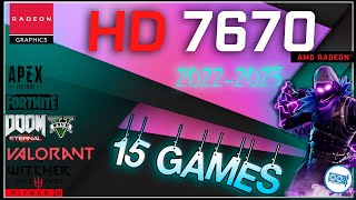 AMD Radeon HD 7670 in 15 GAMES  20222023 [upl. by Chev]