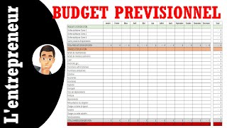 Faire un budget prévisionnel sur Excel [upl. by Cumine328]