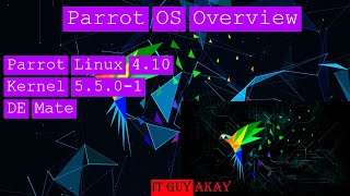 Parrot Security Linux Version 410 Overview [upl. by Ahl]