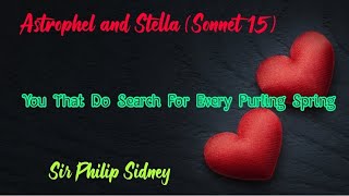 Astrophel and Stella  Sonnet 15 [upl. by Abijah]