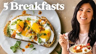 5 Easy BREAKFAST IDEAS To Keep on Repeat [upl. by Kensell253]