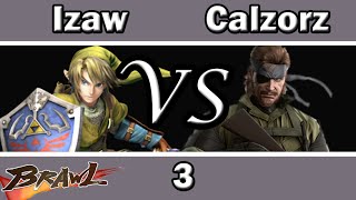 SSBB IzawLink vs CalzorzSnake 3 [upl. by Aydidey]