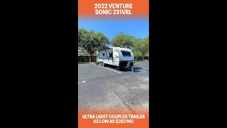 2022 Venture Sonic 231VRL  starts at 287 a month [upl. by Ellerud]