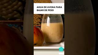 AGUA de AVENA para BAJAR de PESO 🥛🍎 ¡con Manzana y Canela [upl. by Harmonie]