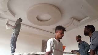 ethiopian gypsum board work 09017658680928417230 [upl. by Htezzil569]